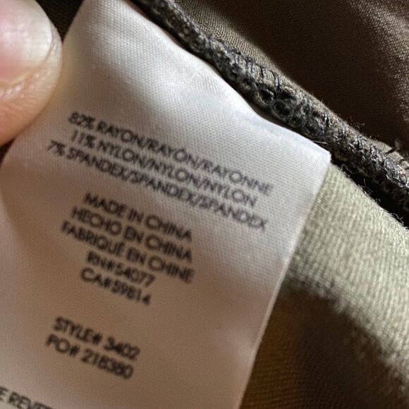 CABI WOMEN’s LEOPARD PRINT STRETCH PENCIL SKIRT Size S-M - Picture 8 of 8